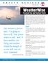 WeatherWise. Fronts. Practical Tips and Tactical Tricks