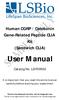 User Manual. Human CGRP / Calcitonin Gene-Related Peptide CLIA Kit (Sandwich CLIA) Catalog No. LS-F29502
