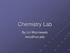 Chemistry Lab. By Lin Wozniewski