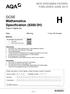 GCSE Mathematics Specification (8300/2H)