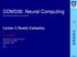 COM336: Neural Computing
