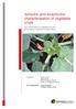 Isohydric and anisohydric characterisation of vegetable crops