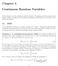 Chapter 4. Continuous Random Variables 4.1 PDF