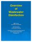 Overview of Wastewater Disinfection