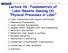 Lecture 06. Fundamentals of Lidar Remote Sensing (4) Physical Processes in Lidar