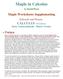 Maple in Calculus. by Harald Pleym. Maple Worksheets Supplementing. Edwards and Penney. CALCULUS 6th Edition Early Transcendentals - Matrix Version