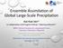 Ensemble Assimilation of Global Large-Scale Precipitation