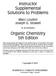 Instructor Supplemental Solutions to Problems. Organic Chemistry 5th Edition