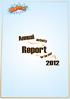 Annual activity Report rae e f y or th 2012
