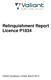 Relinquishment Report Licence P1834
