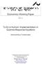 Economics Working Paper. To Err is Human: Implementation in Quantal Response Equilibria
