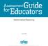 Guide. Educators. for. Assessment. Mathematical Reasoning. June 2016