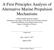A First Principles Analysis of Alternative Marine Propulsion Mechanisms