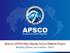 Brief on APSCO Data Sharing Service Platform Project