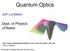 Quantum Optics. Jeff Lundeen. Dept. of Physics uottawa. I don t know anything about photons, but I know one when I see one - Roy J. Glauber.