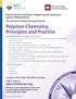 Polymer Chemistry: Principles and Practice