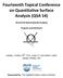 Fourteenth Topical Conference on Quantitative Surface Analysis (QSA 14)