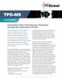 TPD-MS. Photocatalytic Studies Using Temperature Programmed Desorption Mass Spectrometry (TPD-MS) APPLICATION NOTE NOTE
