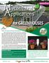 for GREENHOUSES GREENHOUSE Why are Mycorrhizae Important? Benefit to Plants