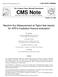 CMS Note Mailing address: CMS CERN, CH-1211 GENEVA 23, Switzerland
