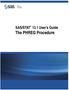 SAS/STAT 13.1 User s Guide. The PHREG Procedure