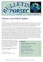 Welcome to the PORSEC Bulletin