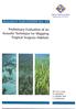 Preliminary Evaluation of an Acoustic Technique for Mapping Tropical Seagrass Habitats.