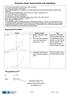 Summary sheet: Exponentials and logarithms