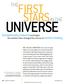 UNIVERSE FIRST STARS IN THE THE. Exceptionally massive and bright, the earliest stars changed the course of cosmic history