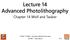 Lecture 14 Advanced Photolithography