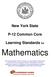 New York State P-12 Common Core Learning Standards for