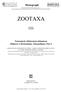 Monograph.   ZOOTAXA