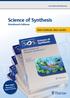Science of Synthesis Workbench Editions Best methods. Best results. New topic: Biocatalysis in Organic Synthesis