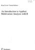 An Introduction to Applied Multivariate Analysis with R