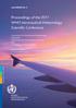 Proceedings of the 2017 WMO Aeronautical Meteorology Scientific Conference