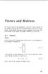 Vectors and Matrices. Appendix A. A.1 Vectors. Vector. x= (A.l.1) x = [Xl X2... Xn]'