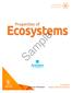 CHEMISTRY & ECOLOGY. Properties of. Ecosystems. Sample. 4th Edition Debbie & Richard Lawrence GOD S DESIGN. Used by Permission