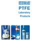 PTFE. Laboratory Products