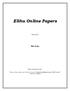 Elihu Online Papers. Presented by. Elihu Books. Elihu continued and said: