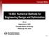 18-660: Numerical Methods for Engineering Design and Optimization