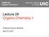 Lecture 28 Organic Chemistry 1