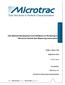 Test Method Development and Validation as Pertaining to Microtrac Particle Size Measuring Instruments