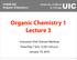 Organic Chemistry 1 Lecture 3