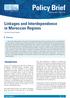 Policy Brief Linkages and Interdependence in Moroccan Regions Summary Introduction