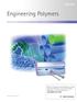 GPC/SEC. VARIAN, INC. Engineering Polymers ANALYSIS OF ENGINEERING POLYMERS BY GPC/SEC.