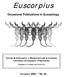 Euscorpius. Occasional Publications in Scorpiology. Serrula in Retrospect: a Historical Look at Scorpion Literature (Scorpiones: Orthosterni)