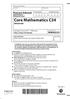 Core Mathematics C34