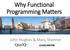 Why Functional Programming Matters. John Hughes & Mary Sheeran