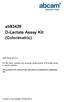 ab83429 D-Lactate Assay Kit (Colorimetric)
