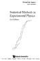 Irr. Statistical Methods in Experimental Physics. 2nd Edition. Frederick James. World Scientific. CERN, Switzerland